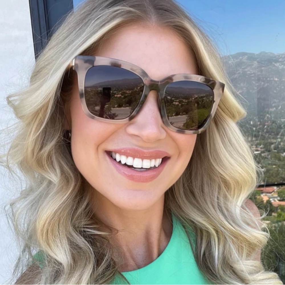 Bella Tortoise Shell Sunglasses by Diff Eyewear - image 4